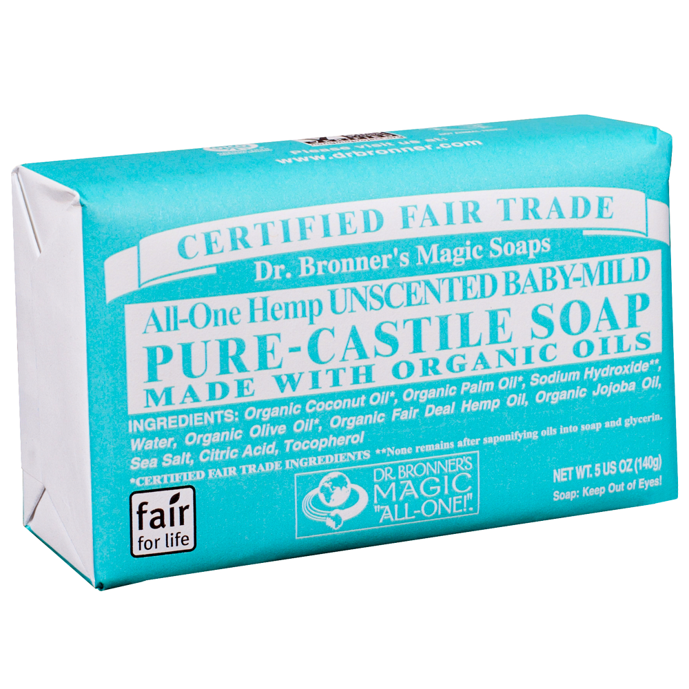 Dr. Bronner's Baby Mild Bar Soap 140gr / 5oz