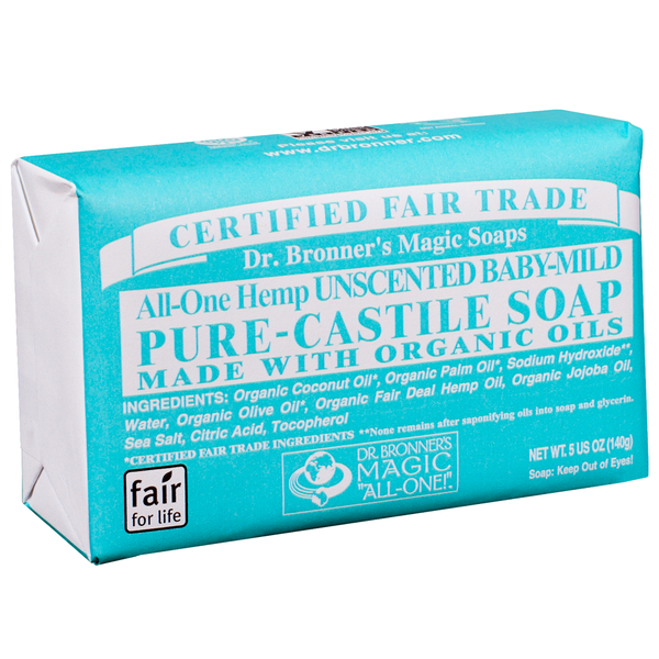 Dr. Bronner's Baby Mild Bar Soap 140gr / 5oz