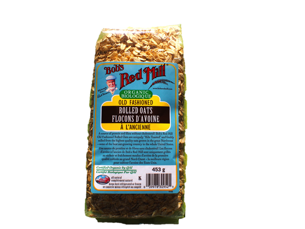 Bob's Red Mill Organic Rolled Oats|Bob's Red MIll Flocons d'avoine BIO