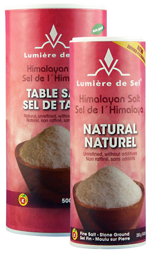 Himalayan Natural Salt Shaker 250gr / 8.8oz|Salière de Table Sel Himalayen 250gr / 8.8oz