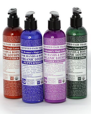 Dr. Bronner's Moisturizer Lotion 237ml / 8oz|Dr. Bronner's Lotion Hydratante 237ml / 8oz