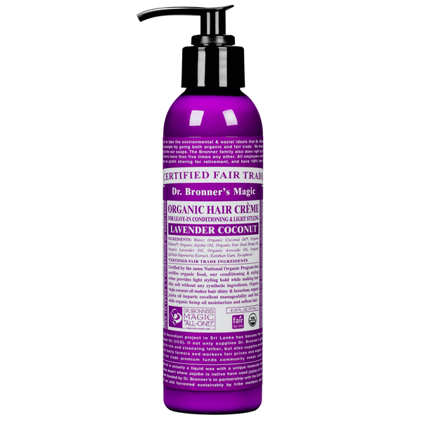 Dr. Bronner's Organic Lavender Coconut Hair Crème