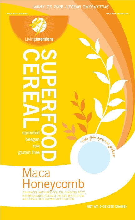Living Intentions Maca Honeycomb Superfood Cereal - 255gr / 9oz