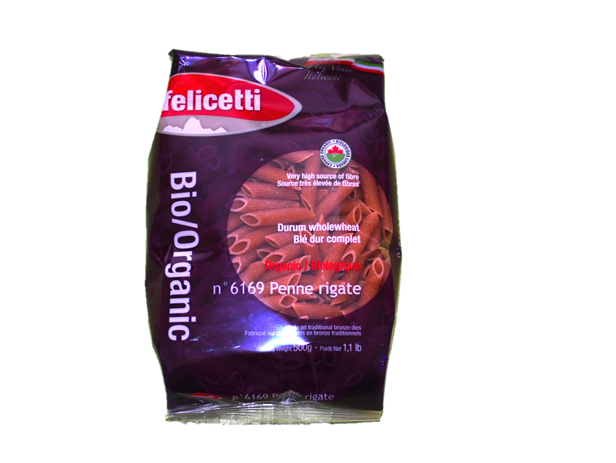 Felicetti Penne Rigate Organic Wholewheat|Felicetti Penne rigate Blé dur complet BIO