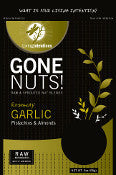 Living Intentions Gone Nuts Rosemary Garlic Pistachios & Almonds - 85gr / 3oz|Living Intentions Gone Nuts Romarin Ail Pistachios & Amandes - 85gr / 3oz