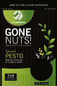 Living Intentions Gone Nuts Spinach Pesto Walnuts, Almonds & Pumpkin Seeds - 85gr / 3oz|Living Intentions Gone Nuts Noix aux pesto et épinards Pesto, amandes & graines de citrouille - 85gr / 3oz