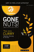 Living Intentions Gone Nuts Thai Curry Cashews, Almonds & Coconut - 85gr / 3oz|Living Intentions Gone Nuts Noix de cajou Thaï au curry, Amandes & noix de coco - 85gr / 3oz