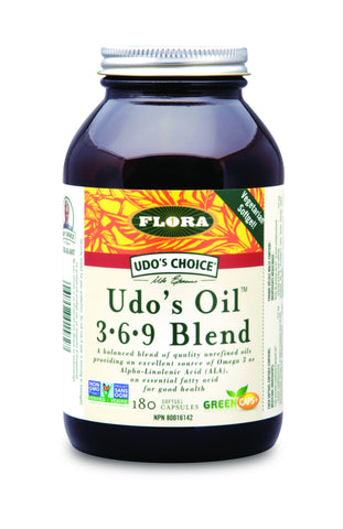 Flora Udo's Oil™ 3·6·9 Blend* capsules|Flora Huile d'Udo™ Mélange 3•6•9 en capsule
