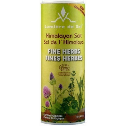 Himalayan Organic Fine Herb Salt Shaker 140gr / 5oz|Salière mélange  Himalayen BIO aux fines-herbes 140gr / 5oz