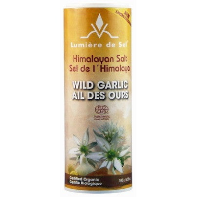Himalayan Salt Organic Wild Garlic Salt Shaker 140g / 5oz|Salière BIO Himalayen d’ail des bois 140g / 5oz