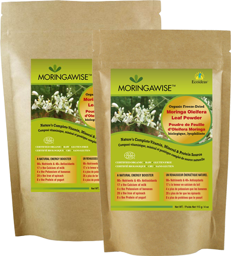 Organic Moringa Powder|Poudre de Feuille d’Oleifera Moringa