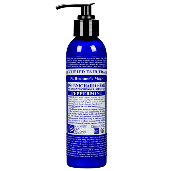 Dr. Bronner's Organic Peppermint Hair Crème