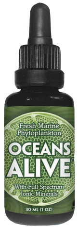 Oceans Alive™ Fresh Marine Phytoplankton 30ml / 1oz|Oceans Alive MD Phytoplancton marin frais 30ml / 1oz