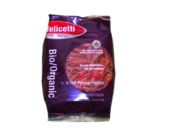 Felicetti Penne Rigate Organic Wholewheat|Felicetti Penne rigate Blé dur complet BIO