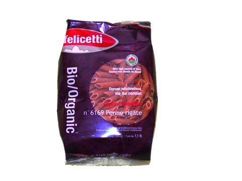 Felicetti Penne Rigate Organic Wholewheat|Felicetti Penne rigate Blé dur complet BIO