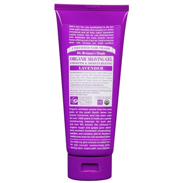 Dr. Bronner's Organic Lavender Shaving Gel