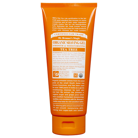 Dr. Bronner's Organic Tea Tree Shaving Gel